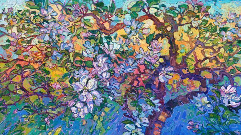 O calatorie in lumea colorata a Impresionismului Deschis: Erin Hanson x Magazinul de Arta Samsung